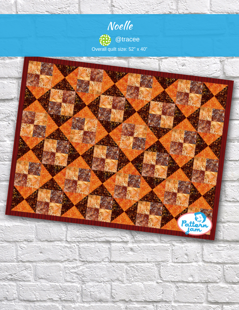 Noelle - custom quilt designed by &#64;tracee using PatternJam quilt design software