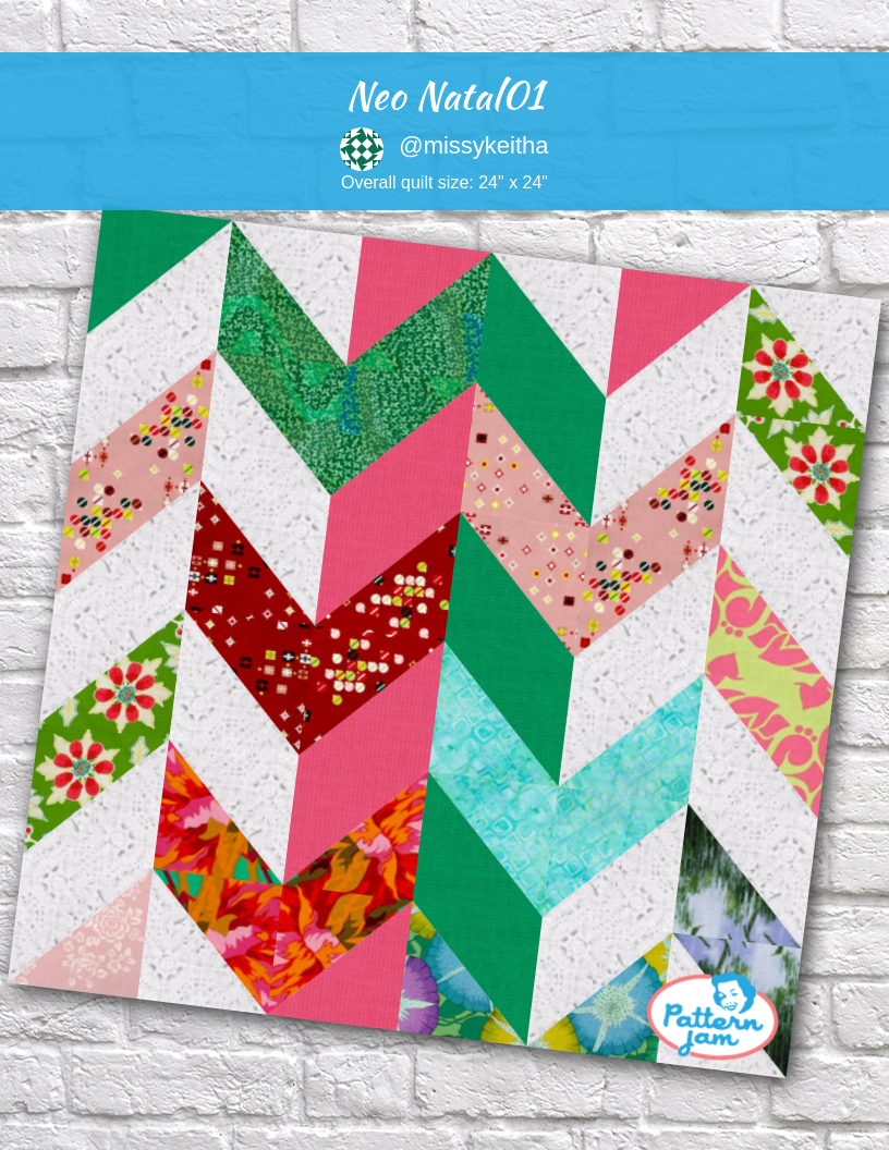 Neo Natal01 - custom quilt designed by &#64;missykeitha using PatternJam quilt design software