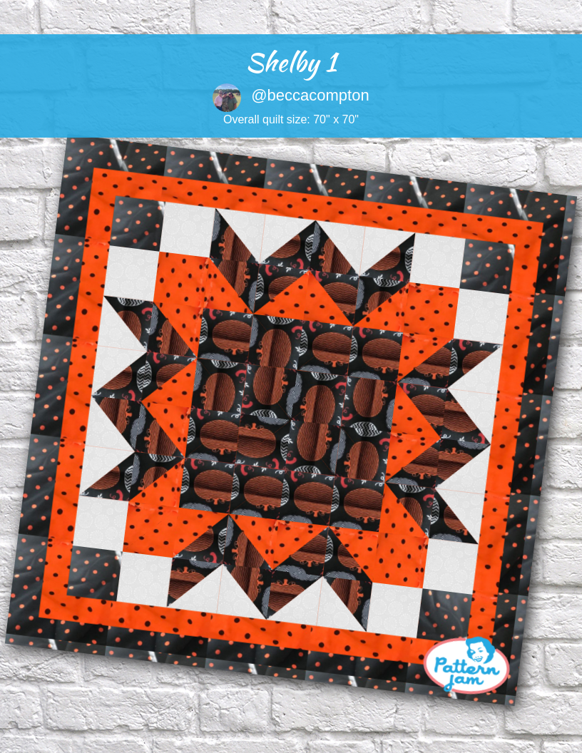 shelby 1 - custom quilt designed by &#64;beccacompton using PatternJam quilt design software