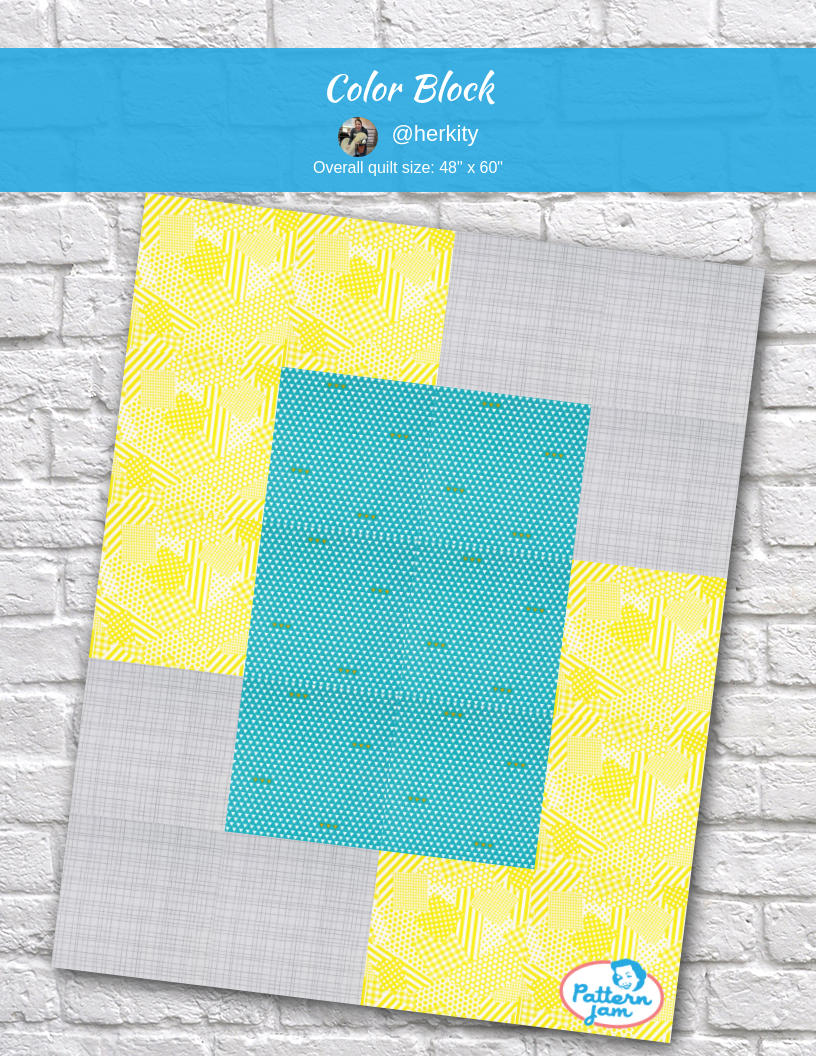 color block - custom quilt designed by &#64;herkity using PatternJam quilt design software