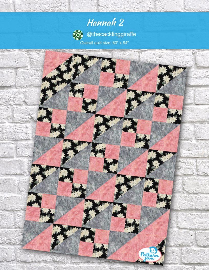 hannah 2 - custom quilt designed by &#64;thecacklinggiraffe using PatternJam quilt design software