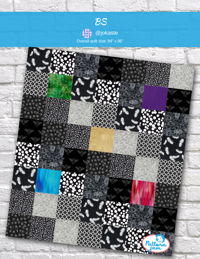 BS - custom quilt designed by &#64;jokaste using PatternJam quilt design software