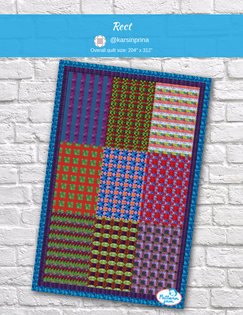 Rect - custom quilt designed by &#64;karsinprina using PatternJam quilt design software