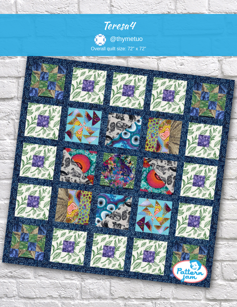 Teresa4 - custom quilt designed by &#64;thymetuo using PatternJam quilt design software