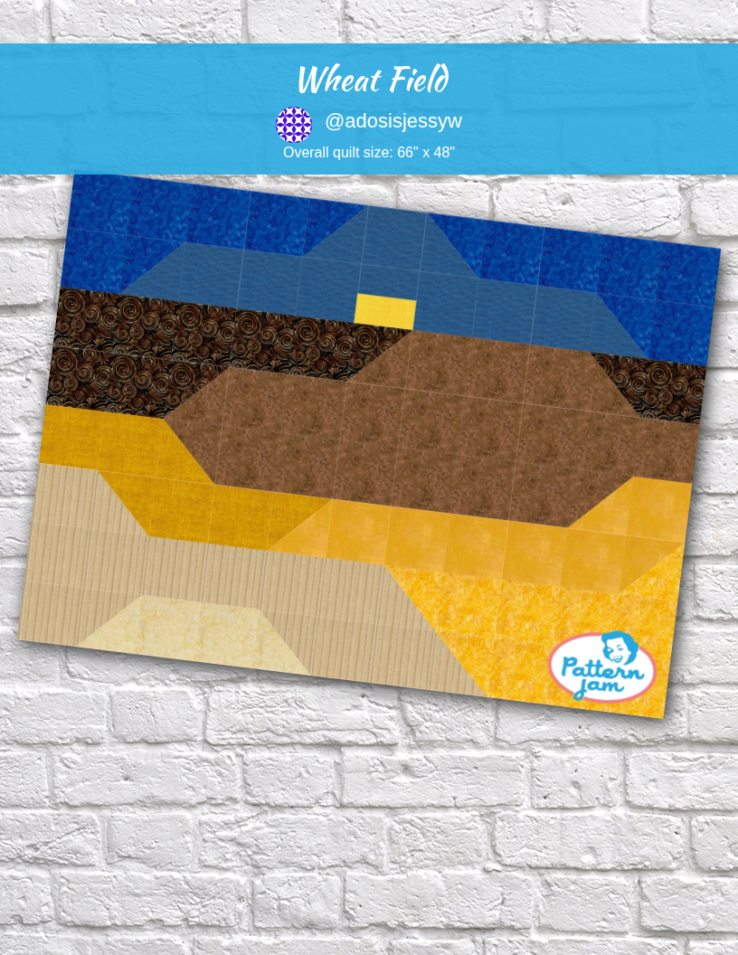 wheat field - custom quilt designed by &#64;adosisjessyw using PatternJam quilt design software