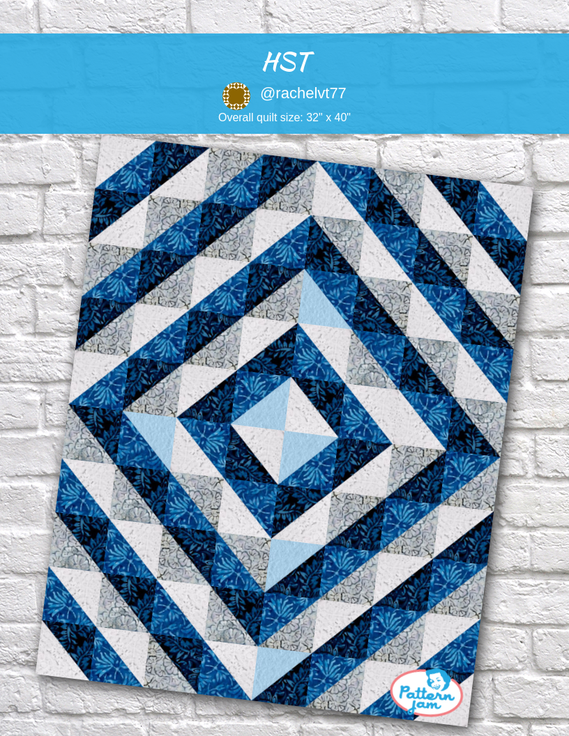 HST - custom quilt designed by &#64;rachelvt77 using PatternJam quilt design software