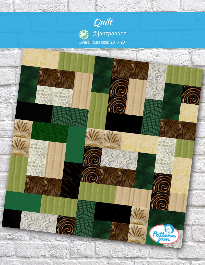 quilt - custom quilt designed by &#64;janzpandez using PatternJam quilt design software