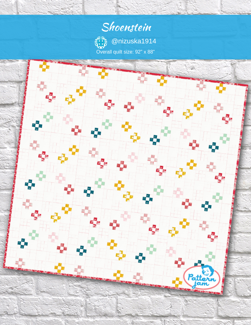 Shoenstein - custom quilt designed by &#64;nizuska1914 using PatternJam quilt design software
