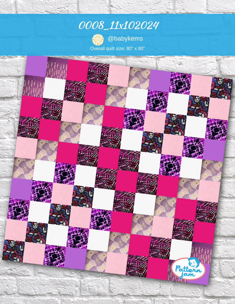 0008_11x102024 - custom quilt designed by &#64;babykems using PatternJam quilt design software