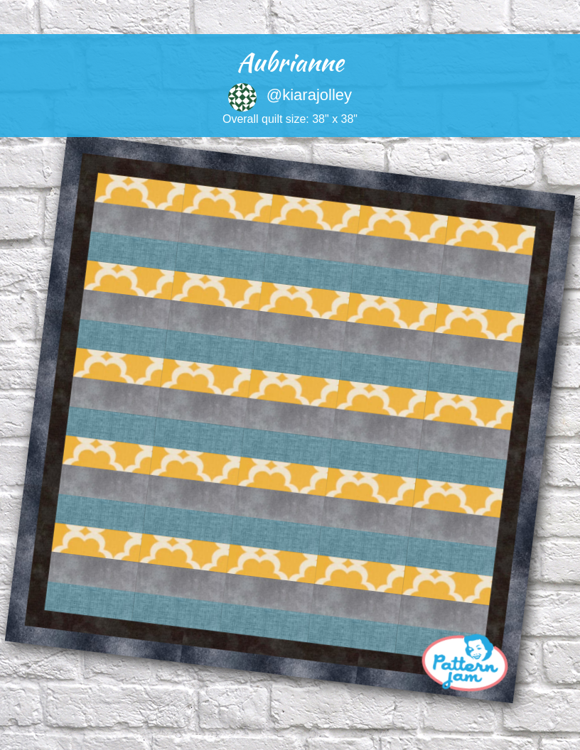 aubrianne - custom quilt designed by &#64;kiarajolley using PatternJam quilt design software