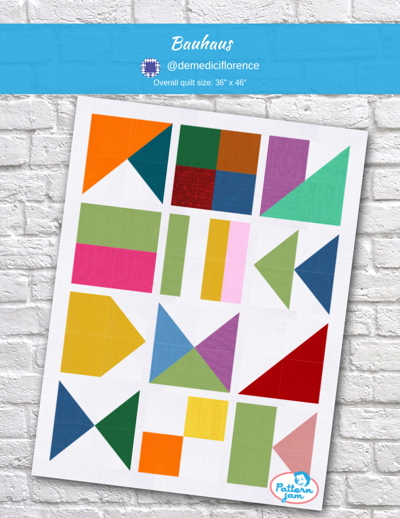 Bauhaus - custom quilt designed by &#64;demediciflorence using PatternJam quilt design software