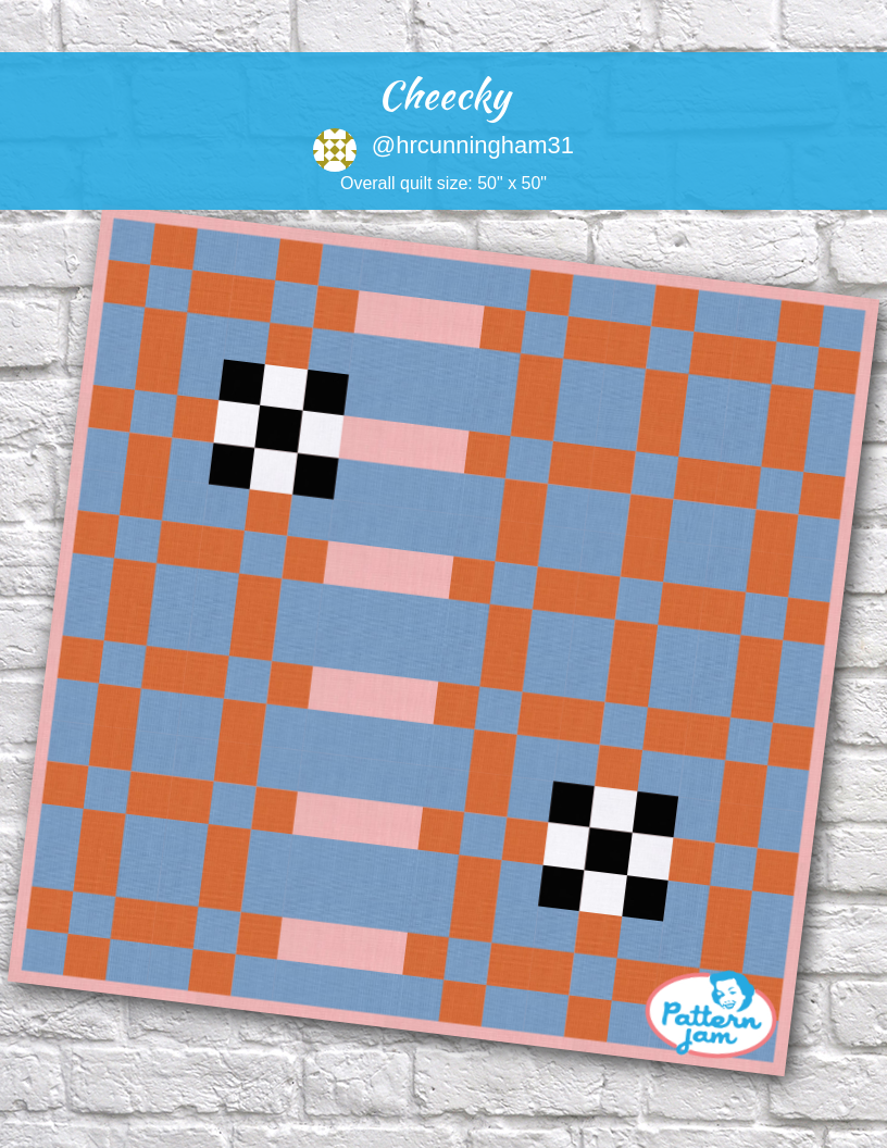 cheecky - custom quilt designed by &#64;hrcunningham31 using PatternJam quilt design software