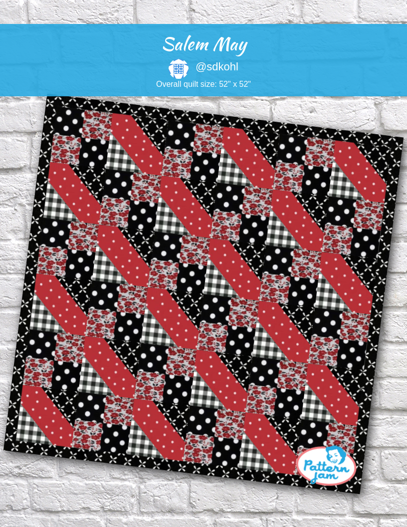 Salem May - custom quilt designed by &#64;sdkohl using PatternJam quilt design software
