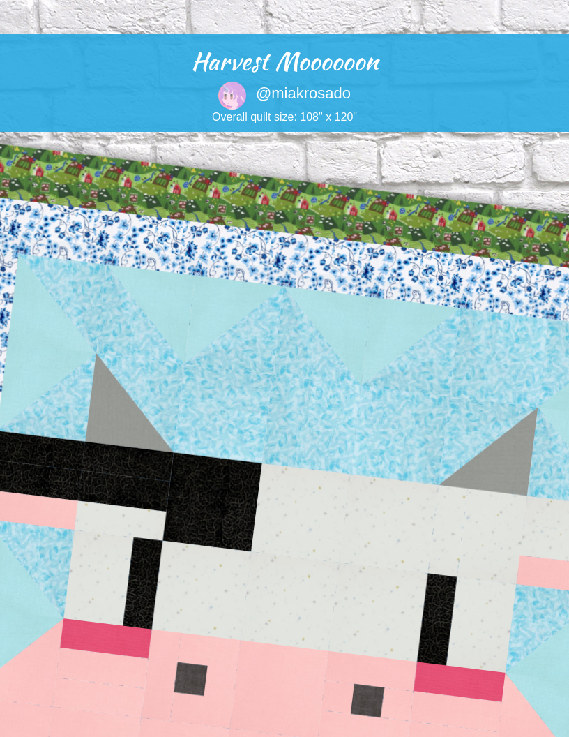 Harvest Moooooon - custom quilt designed by &#64;miakrosado using PatternJam quilt design software
