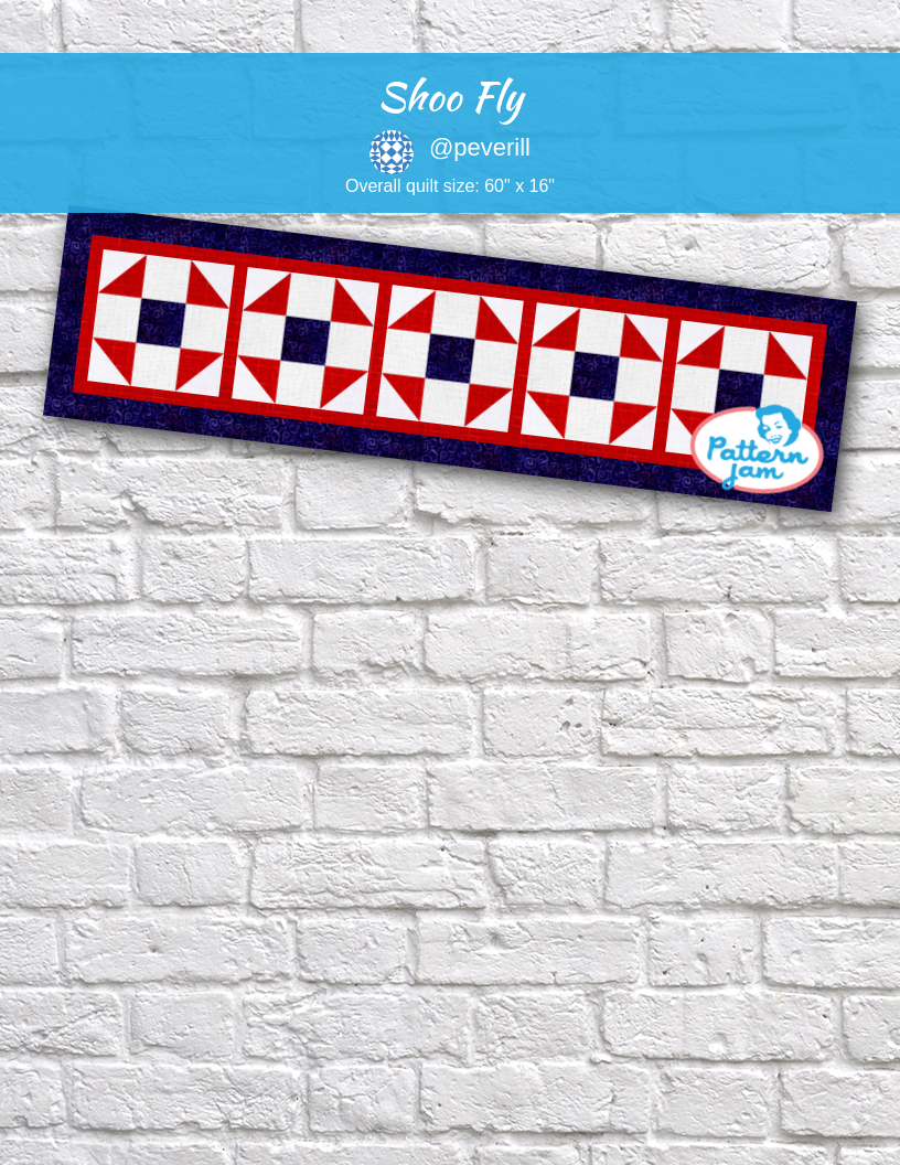 Shoo Fly - custom quilt designed by &#64;peverill using PatternJam quilt design software