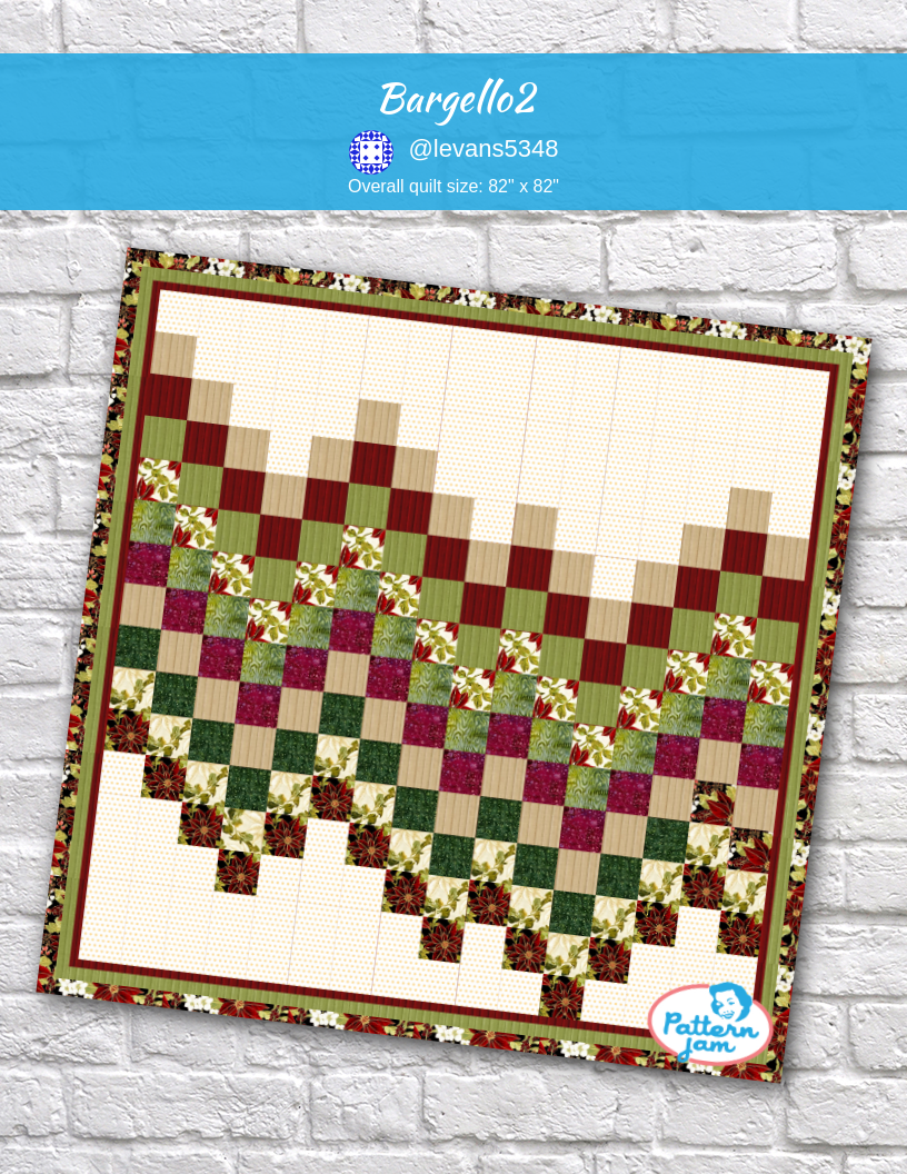 bargello2 - custom quilt designed by &#64;levans5348 using PatternJam quilt design software
