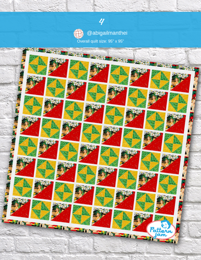 4 - custom quilt designed by &#64;abigailmanthei using PatternJam quilt design software