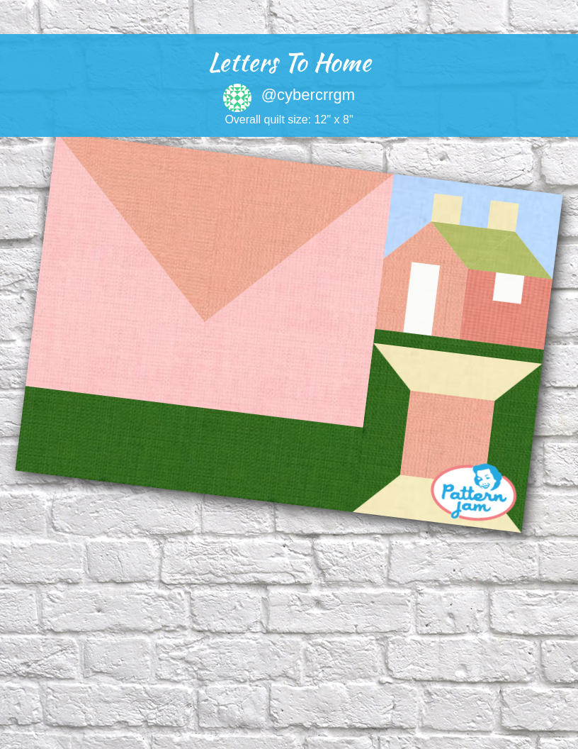 Letters To Home - custom quilt designed by &#64;cybercrrgm using PatternJam quilt design software