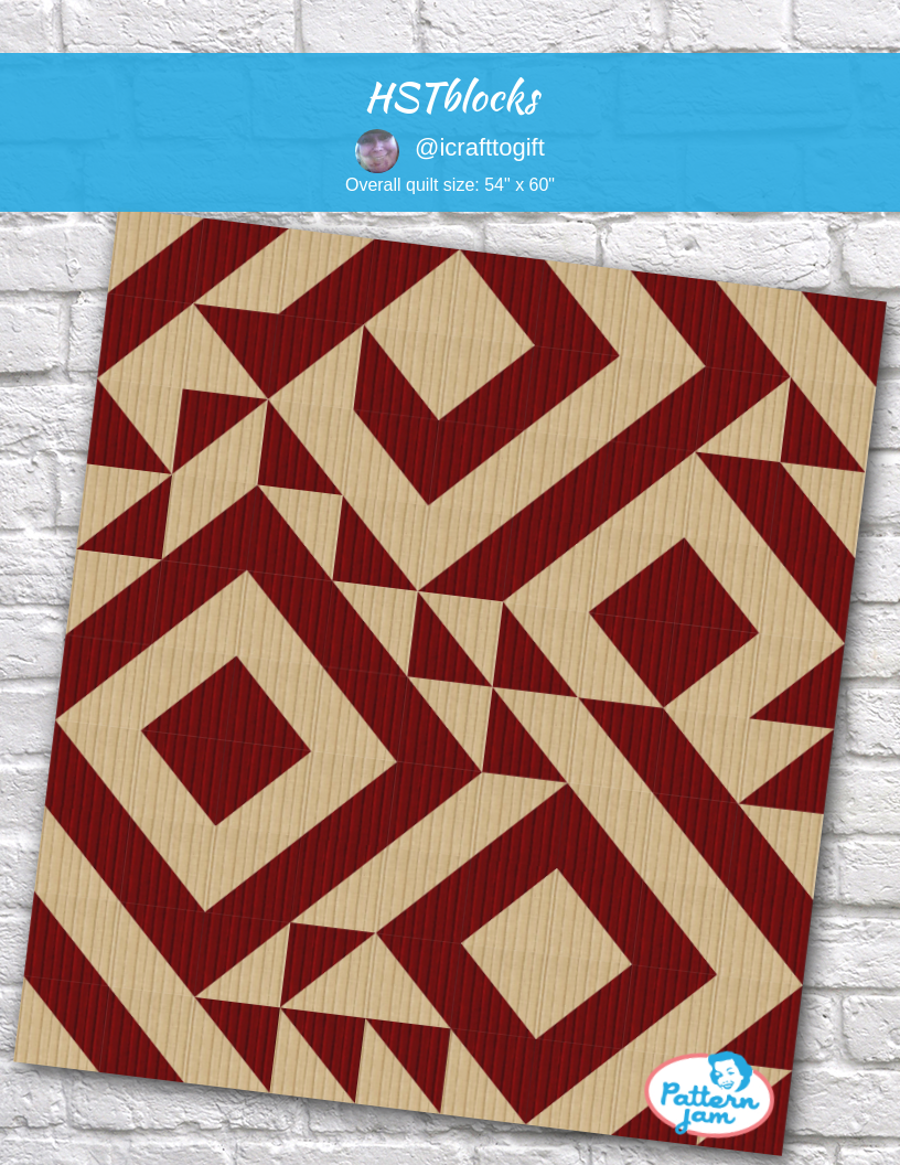 HSTblocks - custom quilt designed by &#64;icrafttogift using PatternJam quilt design software