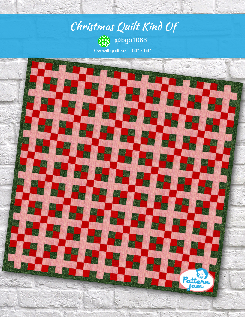 Christmas Quilt Kind of - custom quilt designed by &#64;bgb1066 using PatternJam quilt design software