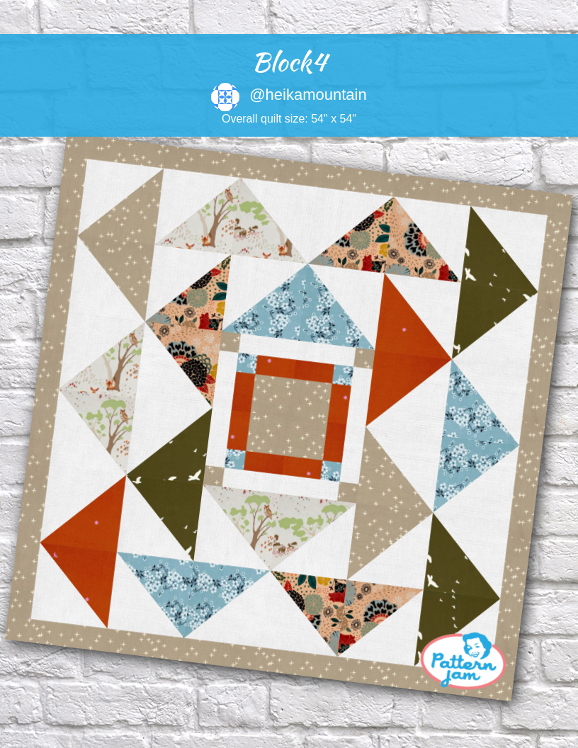 Block4 - custom quilt designed by &#64;heikamountain using PatternJam quilt design software