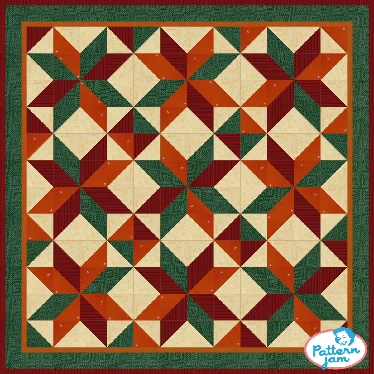 Fall Quilt - quilt pattern designed by jennamiley16
